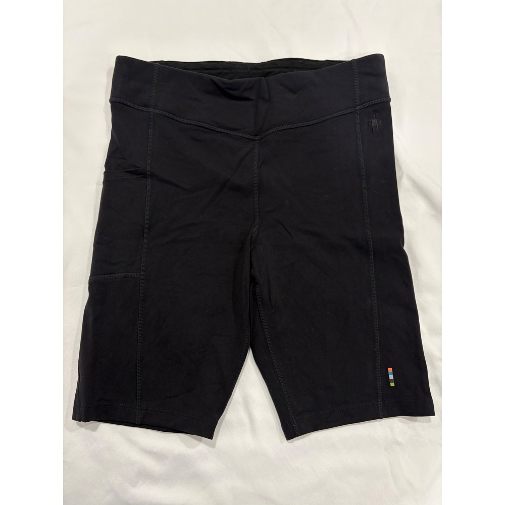 Smartwool Merino Sport Training Shorts 9" Black Medium Wool Baselayer Bike Short
